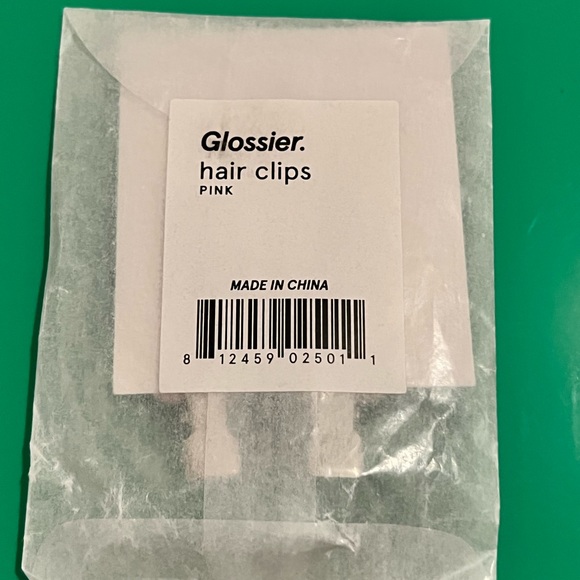 GLOSSIER BNWT SOLD OUT/LIMITED EDITION HAIR CLIPS IN PINK - will not be back! - Picture 2 of 8